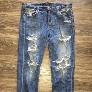 Joes Capri Ripped Jeans